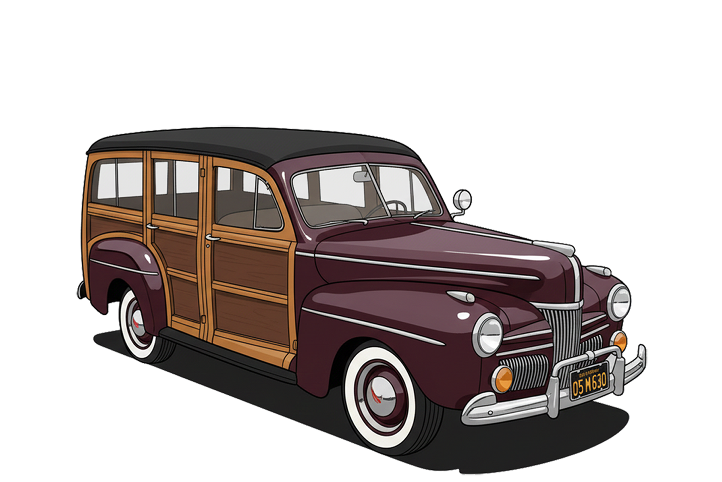 05M630 (CA) Sign - Woodie Parking Only II