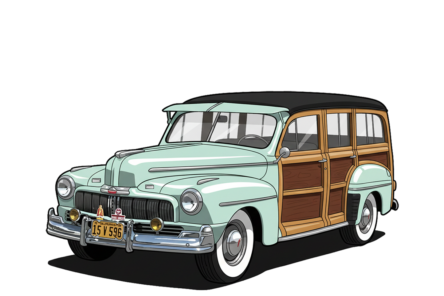 15V596 (CA) T-Shirt - Tropical Woodie