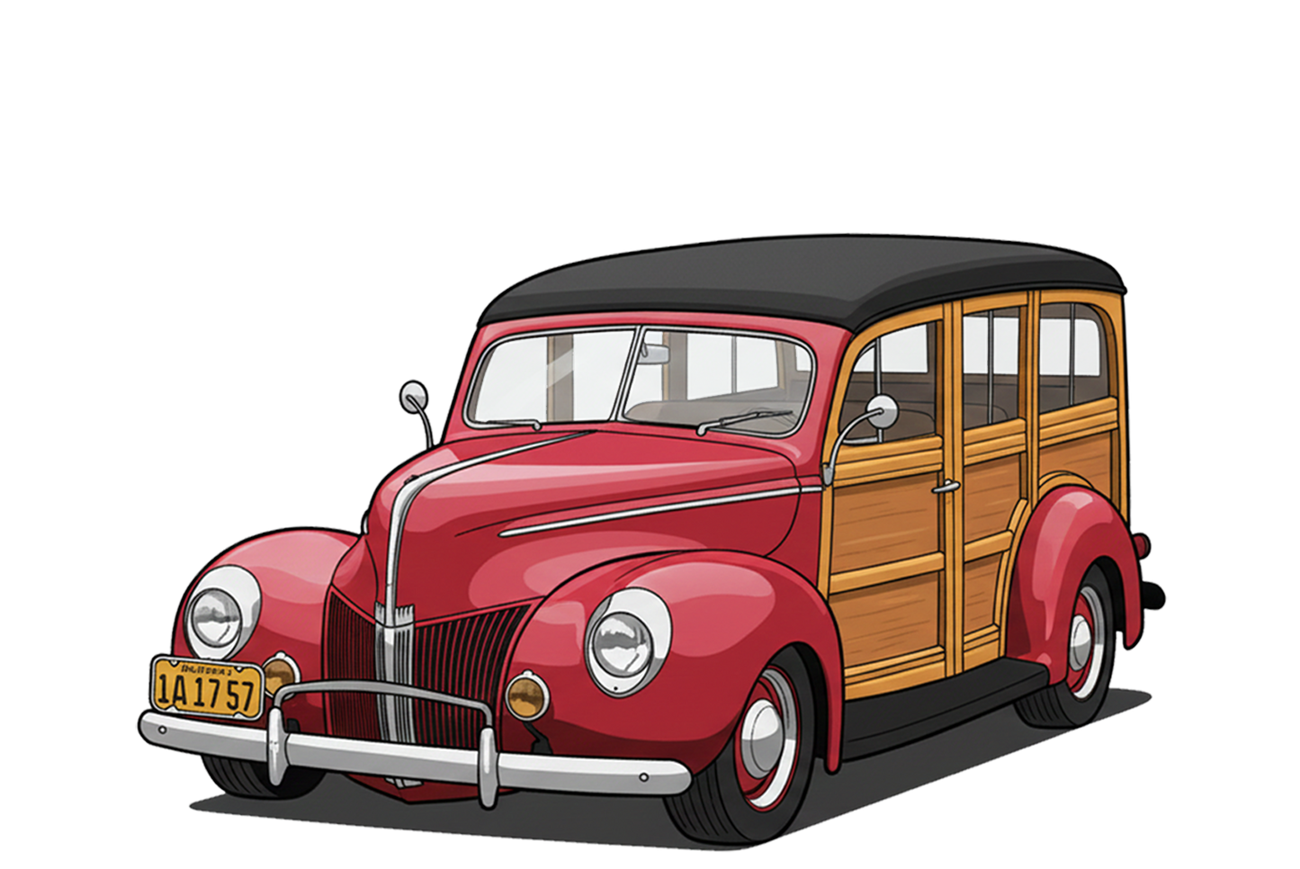 1A1757 (CA) Sign - Woodie Parking Only II