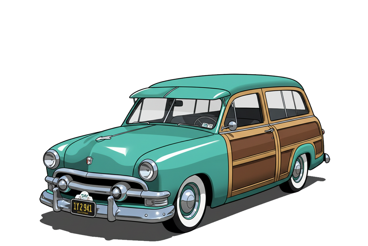 1Y2941 (CA) Sign - Woodie Parking Only II