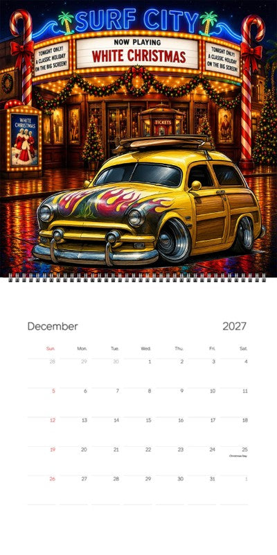 2027 Woodie Neon Calendar 100007-XX