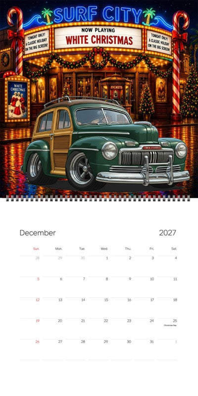 2027 Woodie Neon Calendar 100009-XX