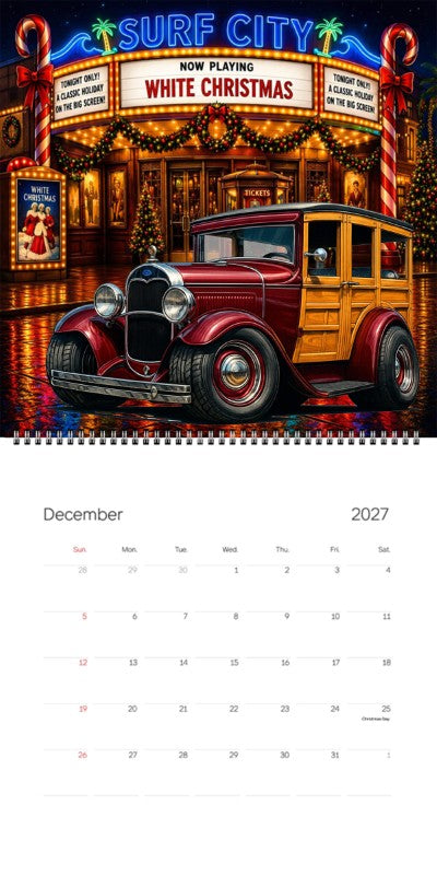 2027 Woodie Neon Calendar 100010-XX