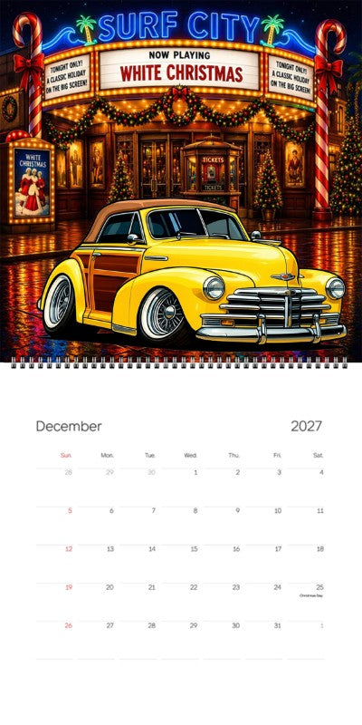 2027 Woodie Neon Calendar 100013-XX