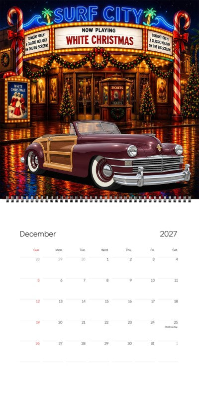 2027 Woodie Neon Calendar 100016-XX