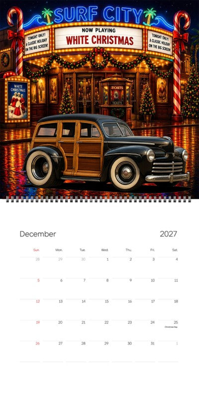 2027 Woodie Neon Calendar 100017-XX