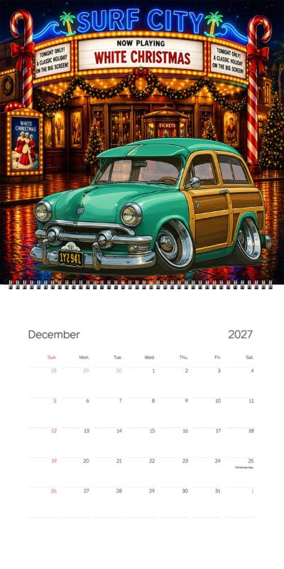 2027 Woodie Neon Calendar 1Y2941-CA