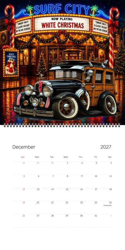 2027 Woodie Neon Calendar 2A5294-CA