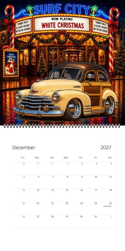 2027 Woodie Neon Calendar 38A9772-CA