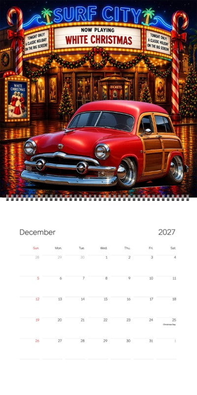 2027 Woodie Neon Calendar 48G714-CA