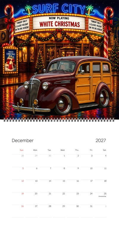 2027 Woodie Neon Calendar 5CZX655-CA