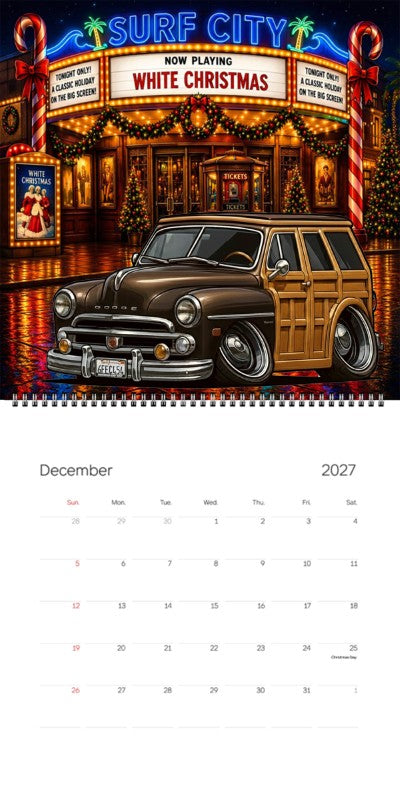 2027 Woodie Neon Calendar 6FEC454-CA