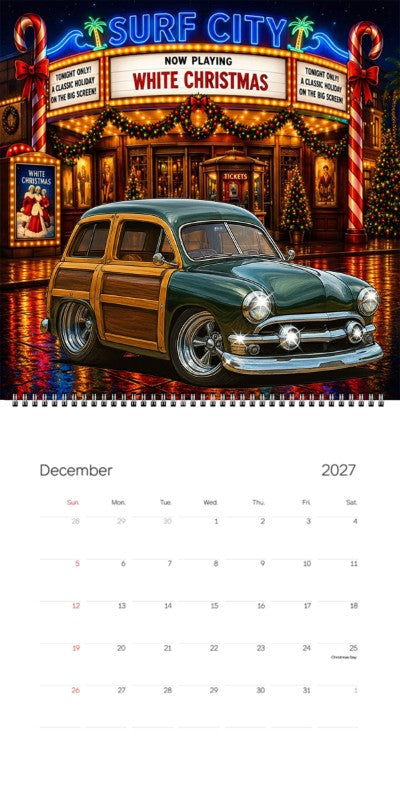 2027 Woodie Neon Calendar 7DDJ466-CA
