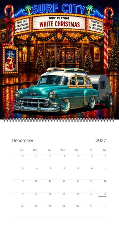 2027 Woodie Neon Calendar B31876-CO
