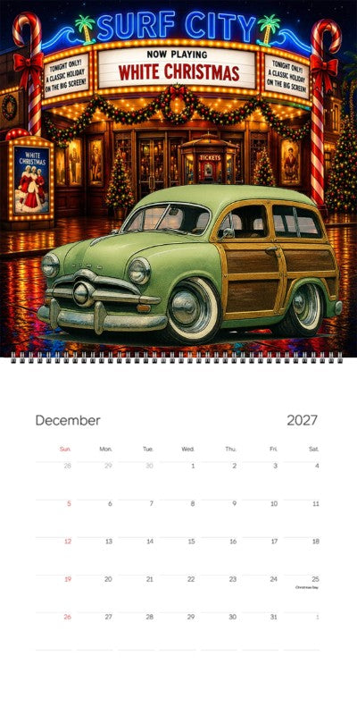 2027 Woodie Neon Calendar BEFORE-CA
