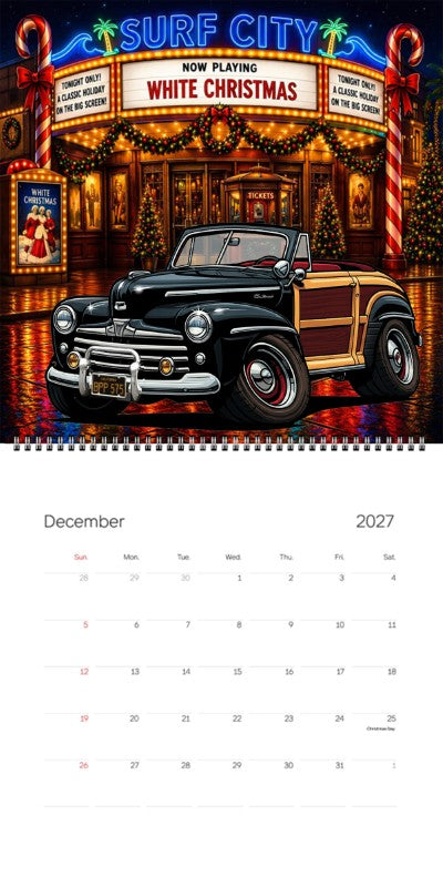 2027 Woodie Neon Calendar BPP575-CA