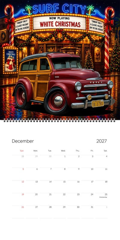 2027 Woodie Neon Calendar DG3781-CA