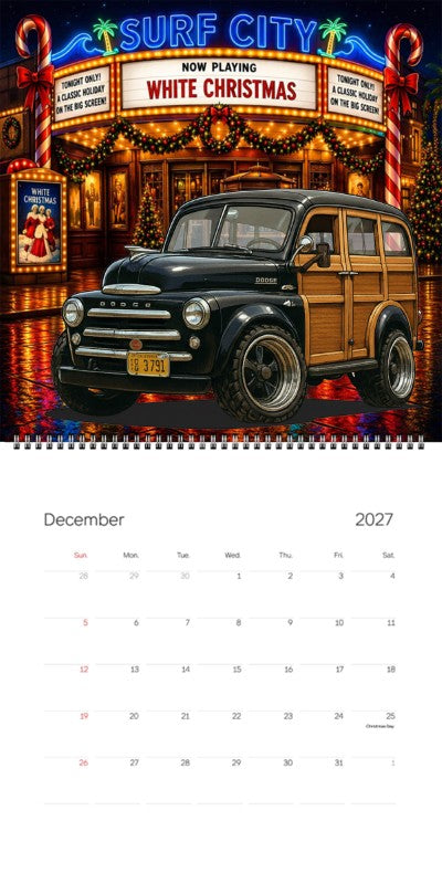 2027 Woodie Neon Calendar DG3791-CA