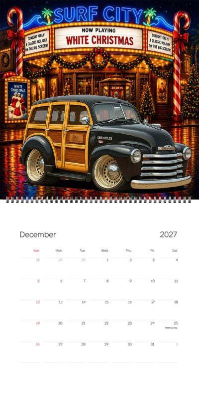 2027 Woodie Neon Calendar HV297T-CA
