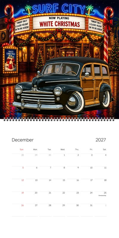 2027 Woodie Neon Calendar KNOTY47-CA