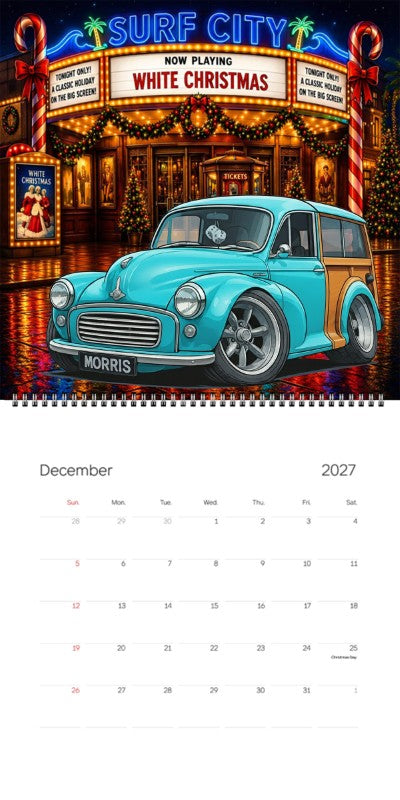 2027 Woodie Neon Calendar MYMORIS-CA