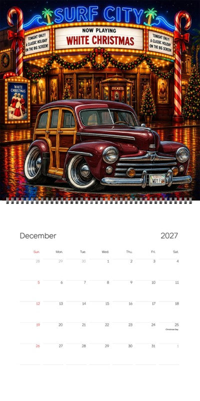 2027 Woodie Neon Calendar WDYFUN-CA
