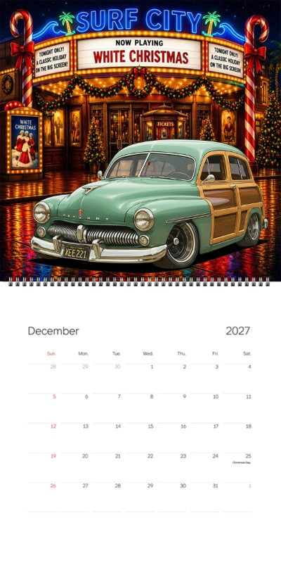 2027 Woodie Neon Calendar XEE221-CA