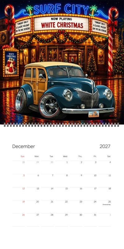 2027 Woodie Neon Calendar Z788WV-UT