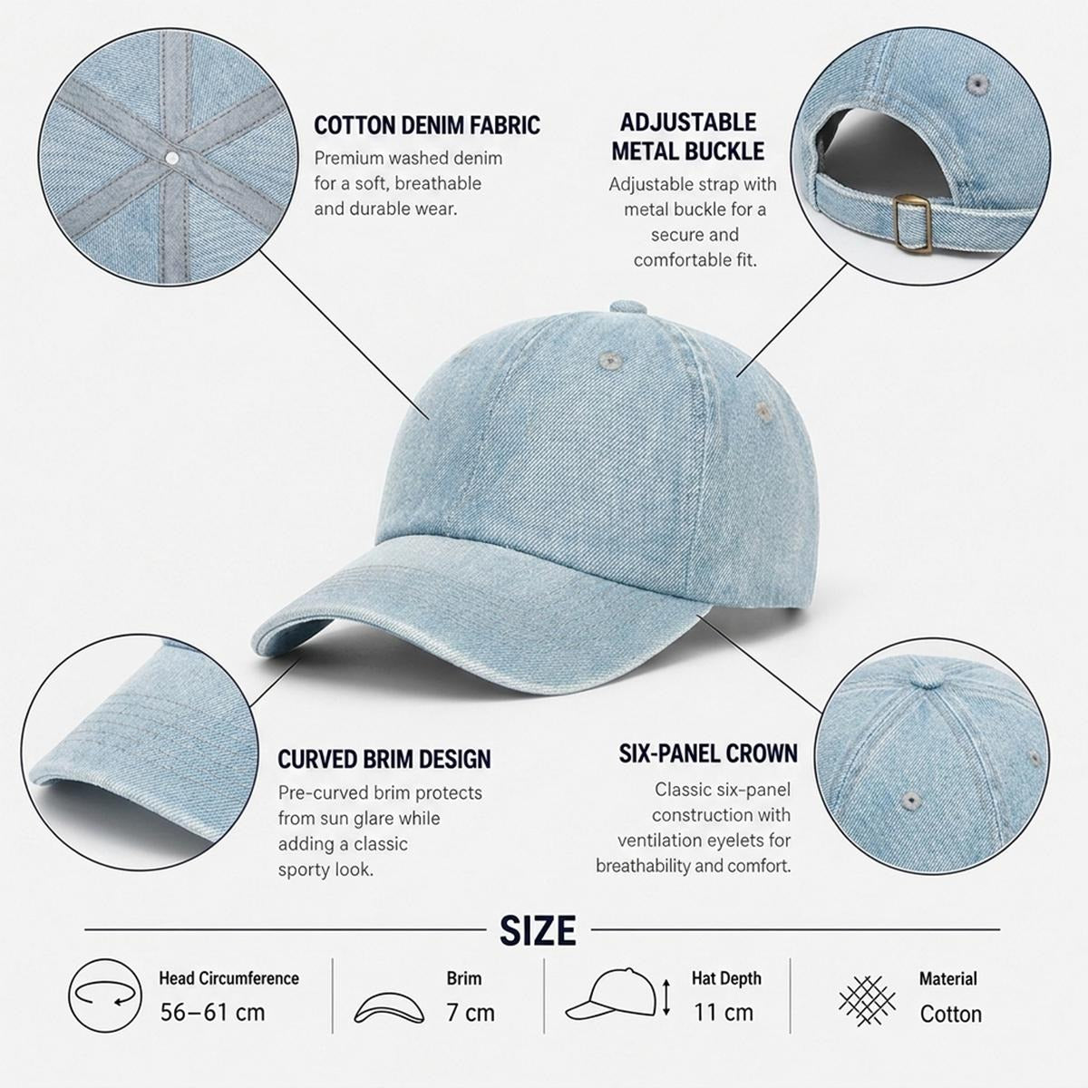 100001 (XX) Embroidered Baseball Cap