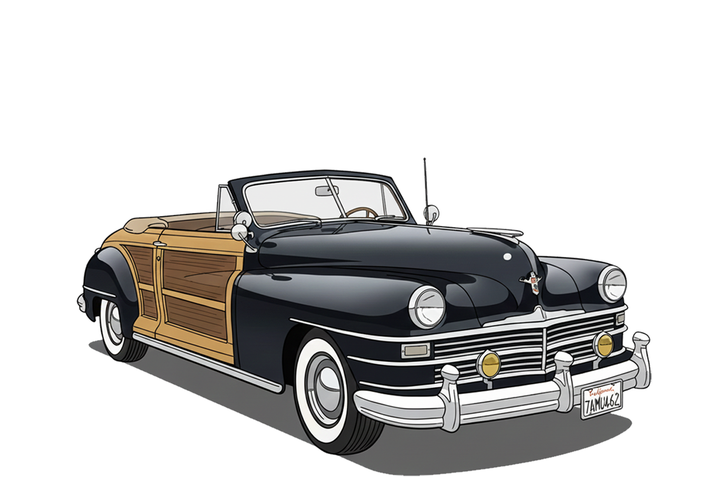 7AMU462 (CA) Sign - Woodie Parking Only II