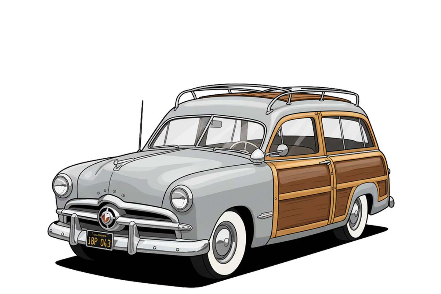 IBP043 (CA) Sign - Woodie Parking Only