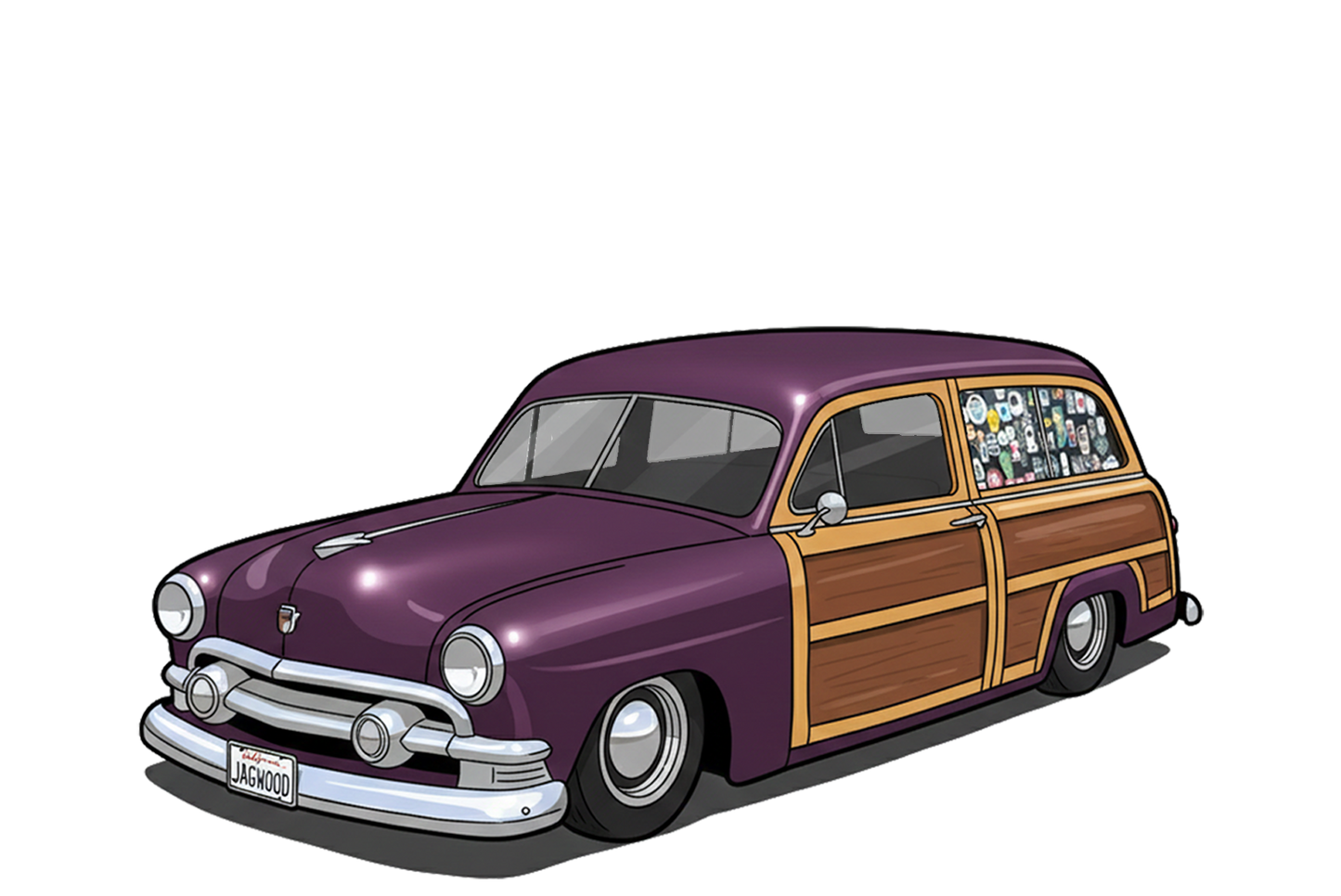 JAGWOOD (CA) T-Shirt - Tropical Woodie
