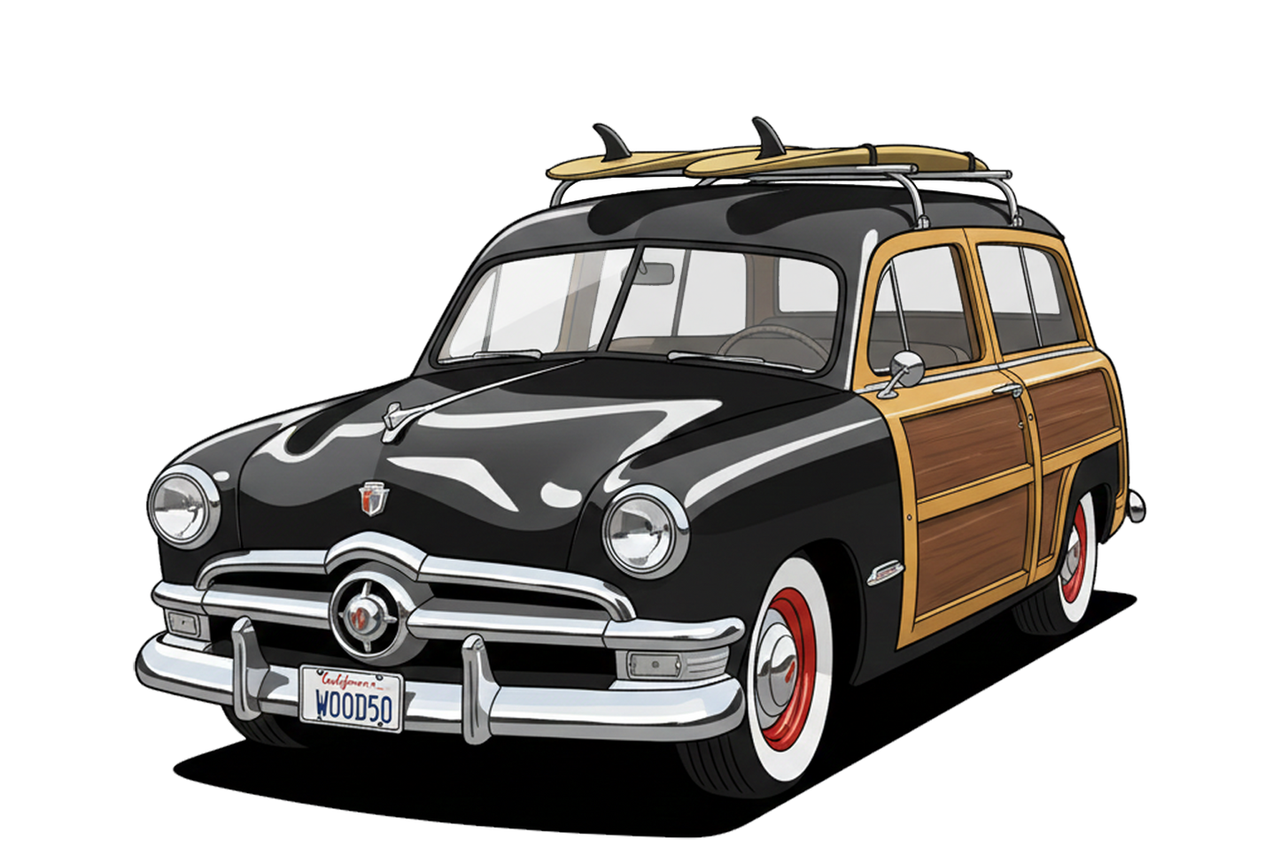 WOOD50 (CA) Sign - Woodie Parking Only II