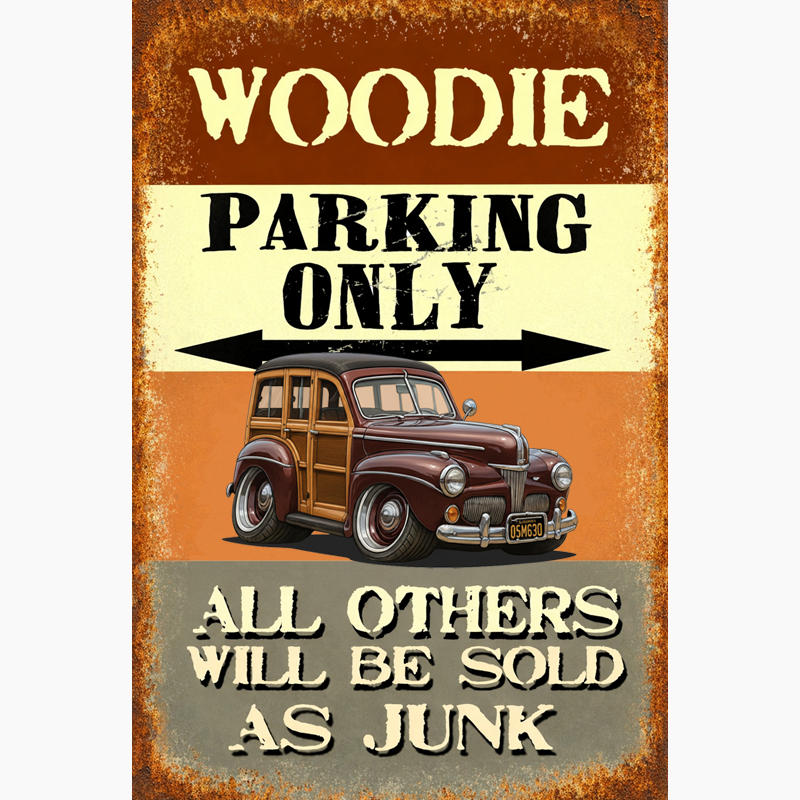 05M630 (CA) Sign - Woodie Parking Only II