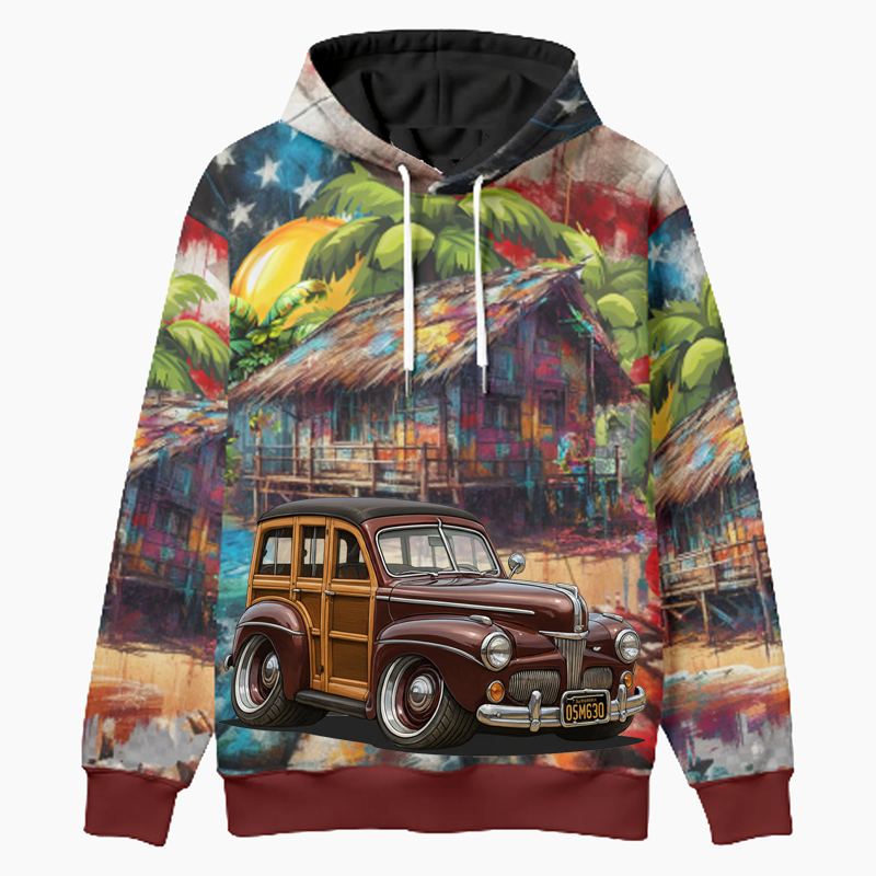 05M630 (CA) Woodie Hoodie - Patriotic