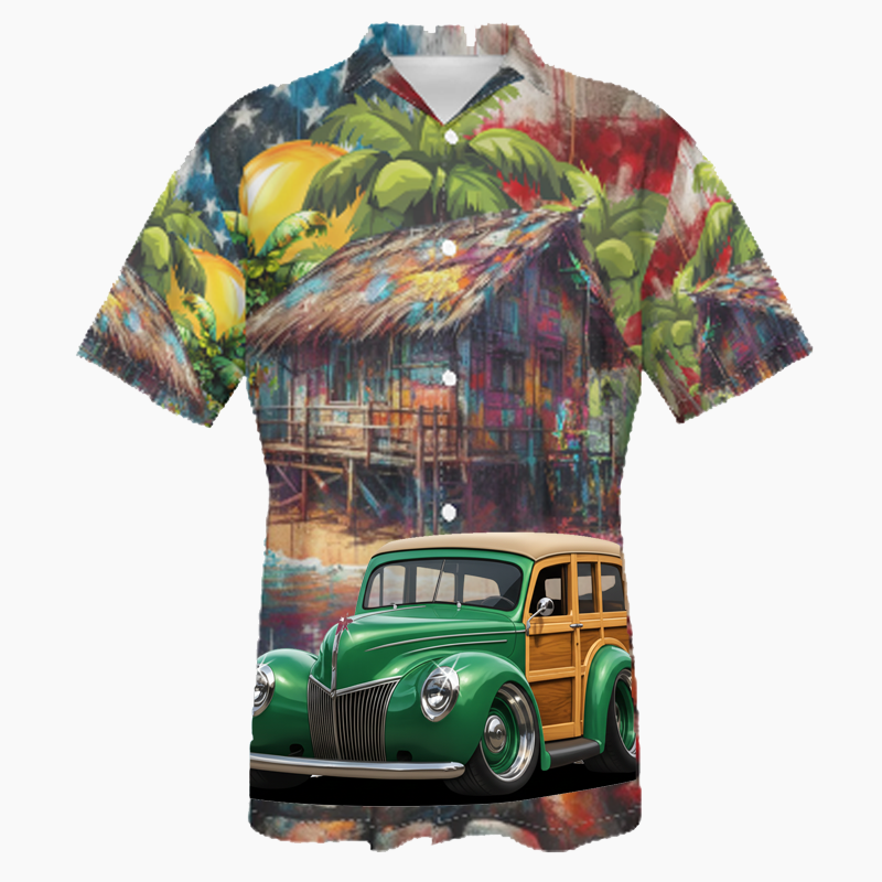 100001 (XX) Hawaiian Shirt - Patriotic