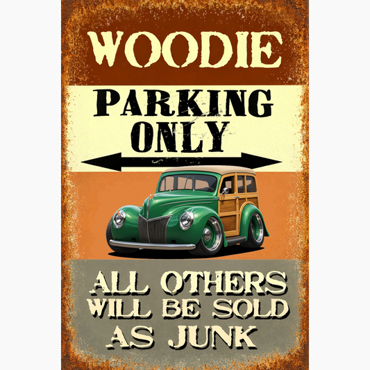 100001 (XX) Sign - Woodie Parking Only II
