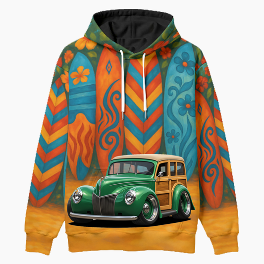 100001 (XX) Woodie Hoodie - Surfboard