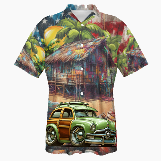 100002 (XX) Hawaiian Shirt - Patriotic