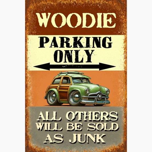 100002 (XX) Sign - Woodie Parking Only II
