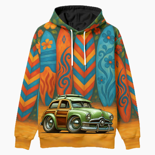 100002 (XX) Woodie Hoodie - Surfboard