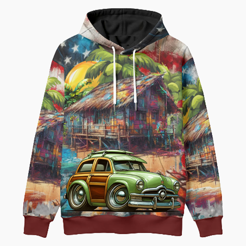 100002 (XX) Woodie Hoodie - Patriotic