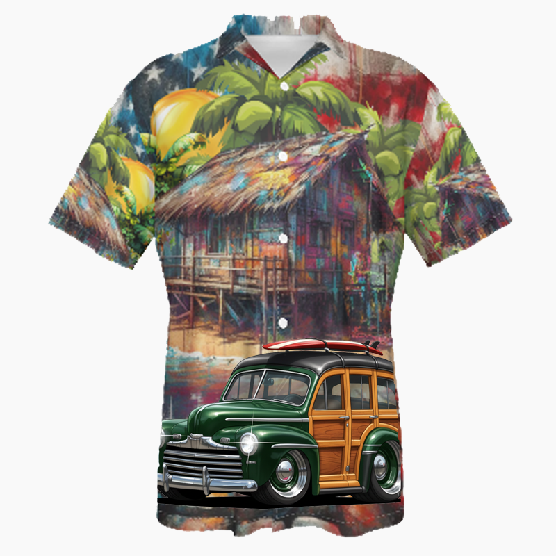 100003 (XX) Hawaiian Shirt - Patriotic