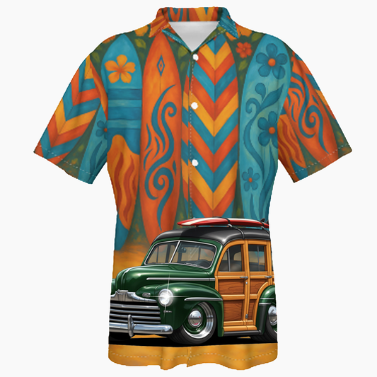 100003 (XX) Hawaiian Shirt - Surfboard
