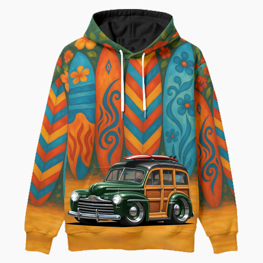100003 (XX) Woodie Hoodie - Surfboard
