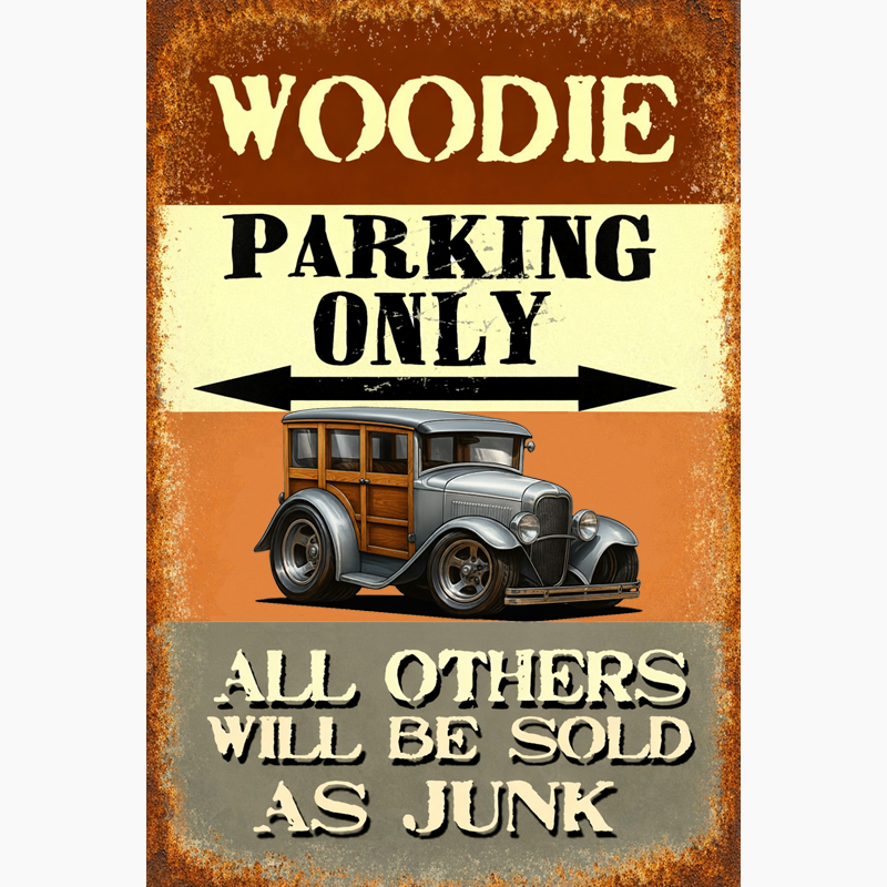 100004 (XX) Sign - Woodie Parking Only II
