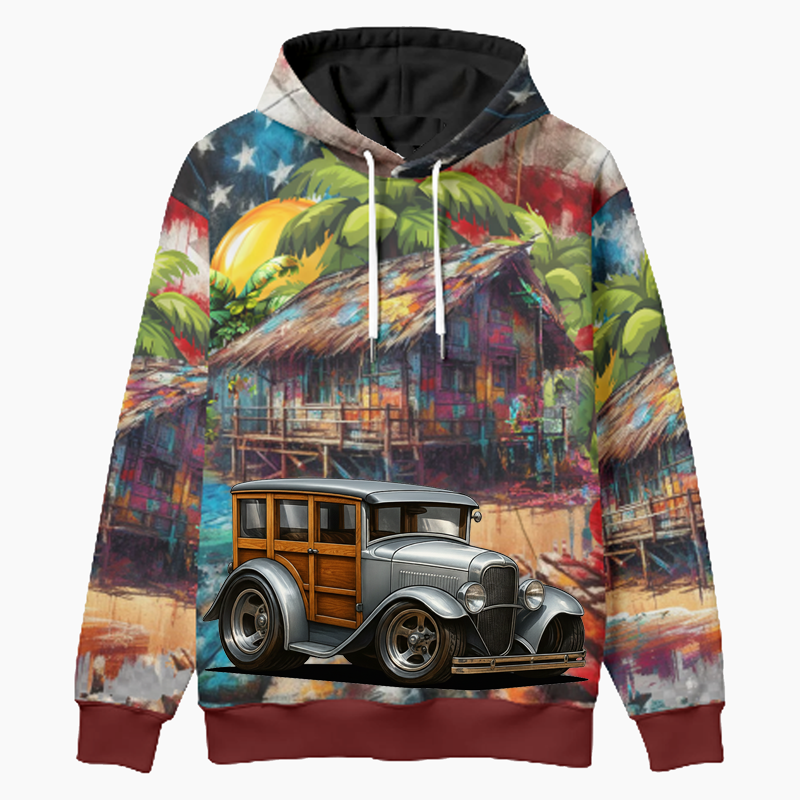 100004 (XX) Woodie Hoodie - Patriotic