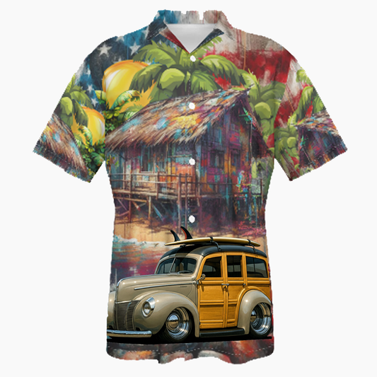 100005 (XX) Hawaiian Shirt - Patriotic