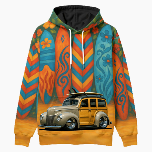 100005 (XX) Woodie Hoodie - Surfboard