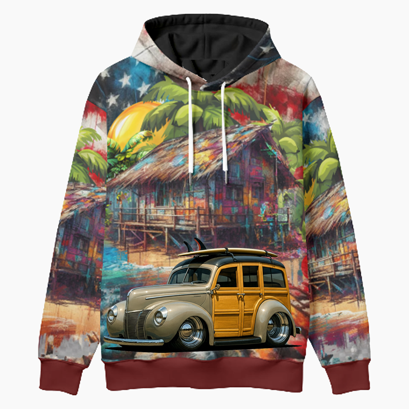 100005 (XX) Woodie Hoodie - Patriotic